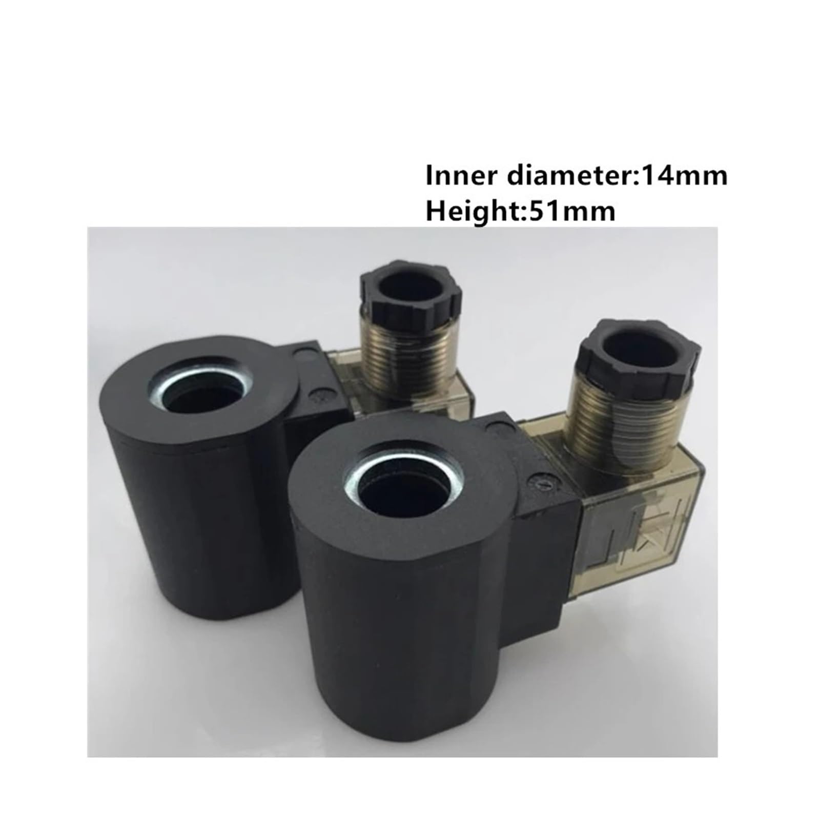 Elettrovalvola Idraulica Bobina 14mm Foro Interno - Altezza 51mm, Per AC220V, AC110V, DC24V, DC12V