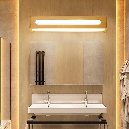 Apliques de pared LED modernos de madera maciza selecta con difusor acrílico de alta densidad 3