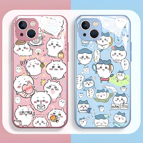 CASETK iPhone 7/8 p P[X iPhoneSE2/SE3 p P[X  Ȃ񂩏Ă킢 Chiikawa n`  K X   n lC  킢 ins,blue