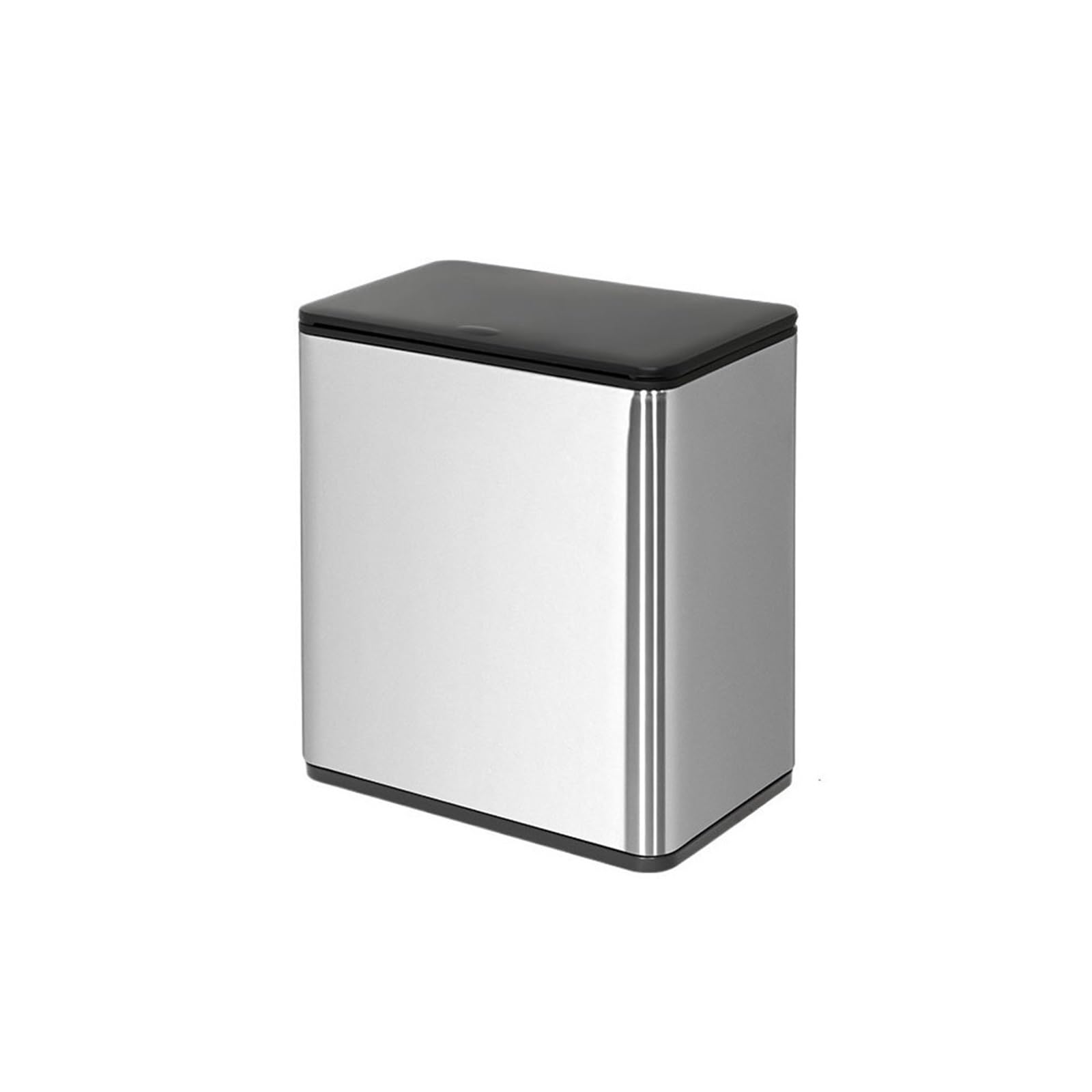 Z4T8M2K6G5 Waste Bin Chinese-style Trash Can Bedroom, Minimalist Garbage for Toilet Kitchen Office Trash Can(Silver)