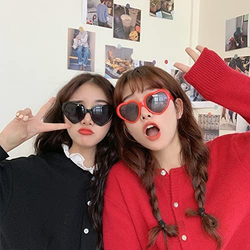 Heart Sunglasses for Women Men Valentine's Day Festival Party Rave Light Changing Heart Effect Diffraction Glasses4