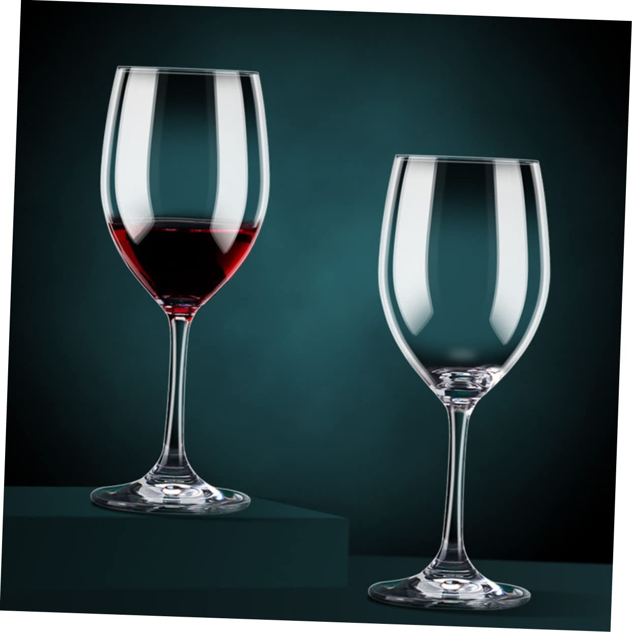 PRETYZOOM Copas de Vino de Cristal 6 Piezas 5ml para Uso Doméstico | Juego de Vidrio, Forma Elegante y Distintiva, Acabado Artesanal, para Bar y Celebraciones