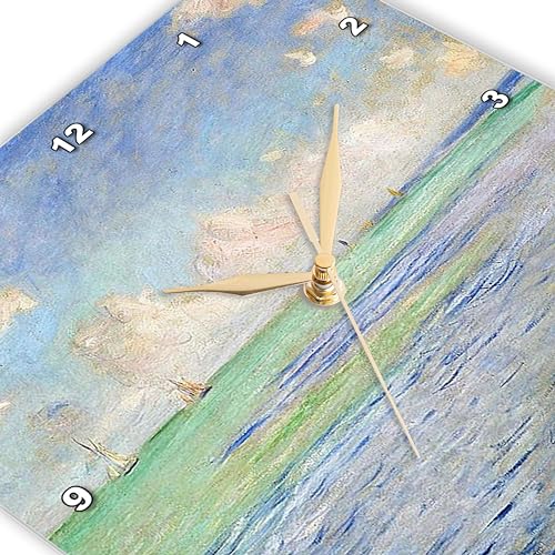 Reloj de pared 3dRose The Sea at Pourville 33 cm miniatura 3