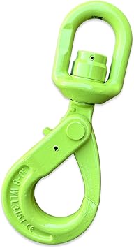 Heavy Duty Swivel Lifting Hook -6945lbs Capacity - Hoist Hook Sling for Heavy Cargo Lifting Hooks3.15ton
