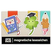 Magnetische Lesezeichen Kinder Magischen Tieren: Fuchs, Schildkröte, Pinguin – Geschenke für Schüler, Junge und Mädchen