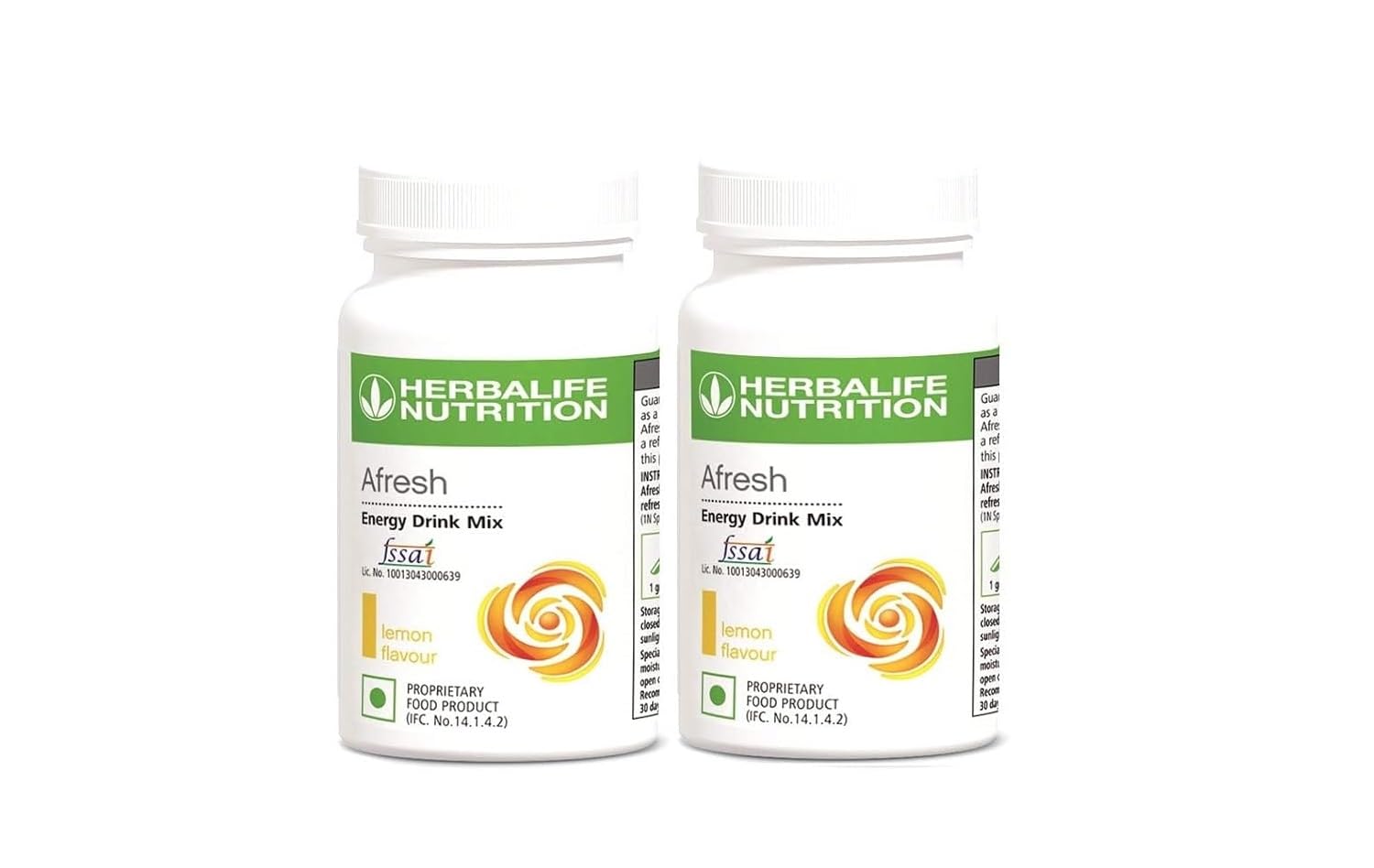 Herbalife Afresh Energy Drink Mix Lemon Pack of 2 (100 Gram)-picture-14
