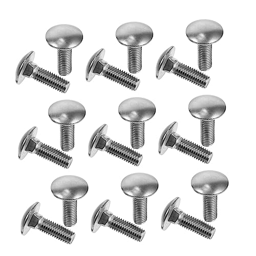 Hohopeti 30 Peças Kits De Parafusos Sextavados Com Rosca De Parafuso Parafusos E Porcas Resistentes