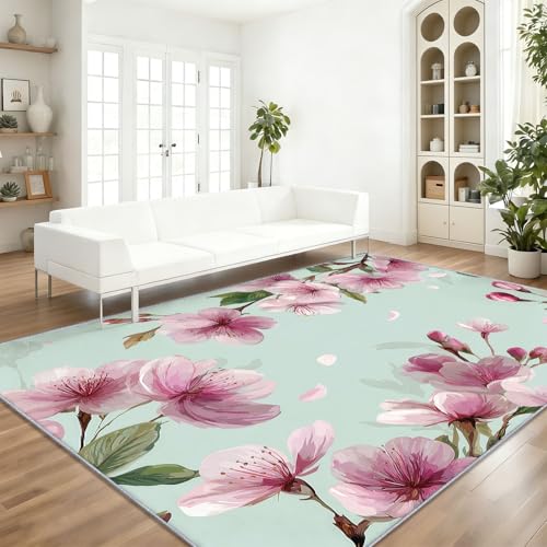 Tapis salon moderne lavable en machine antidérapant - 5