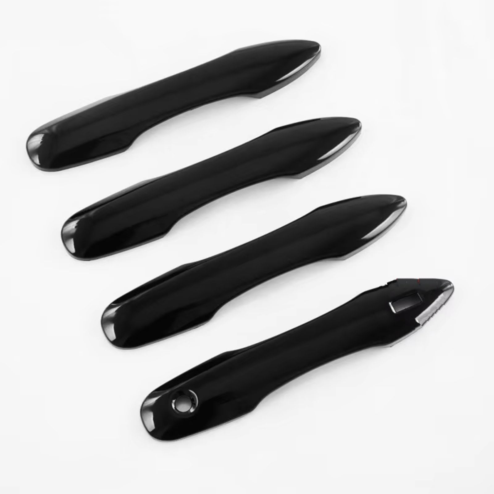 Lspbfkq 1 Keyless Entry-A For Toyota For Corolla For Auris For E210 2019-2022 Glossy Black Chrome Car Door Handle Cover Trim Sticker Styling Car Exterior Door Handles