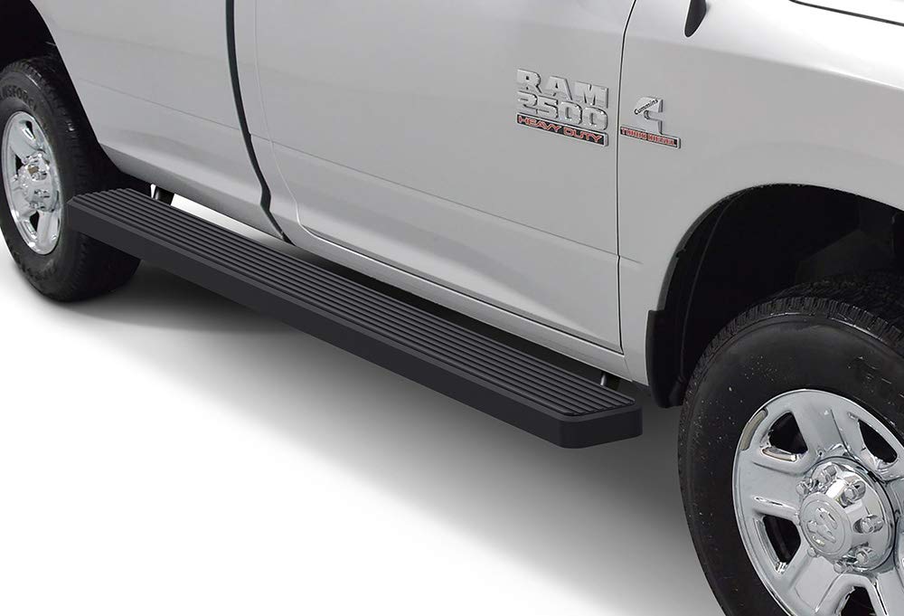 APS Wheel to Wheel Running Boards 6in Compatible with Ram 1500 2009-2018 Regular Cab 6.5ft Bed & Ram 2500 3500 2010-2024 6.5ft Bed (Nerf Bars Side Steps Side Bars)