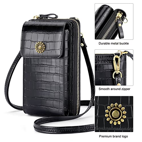 Image of RONSIN Small Crossbody Bags for Women Cell Phone Purse RFID Blocking Wallets Mini Shoulder Bag