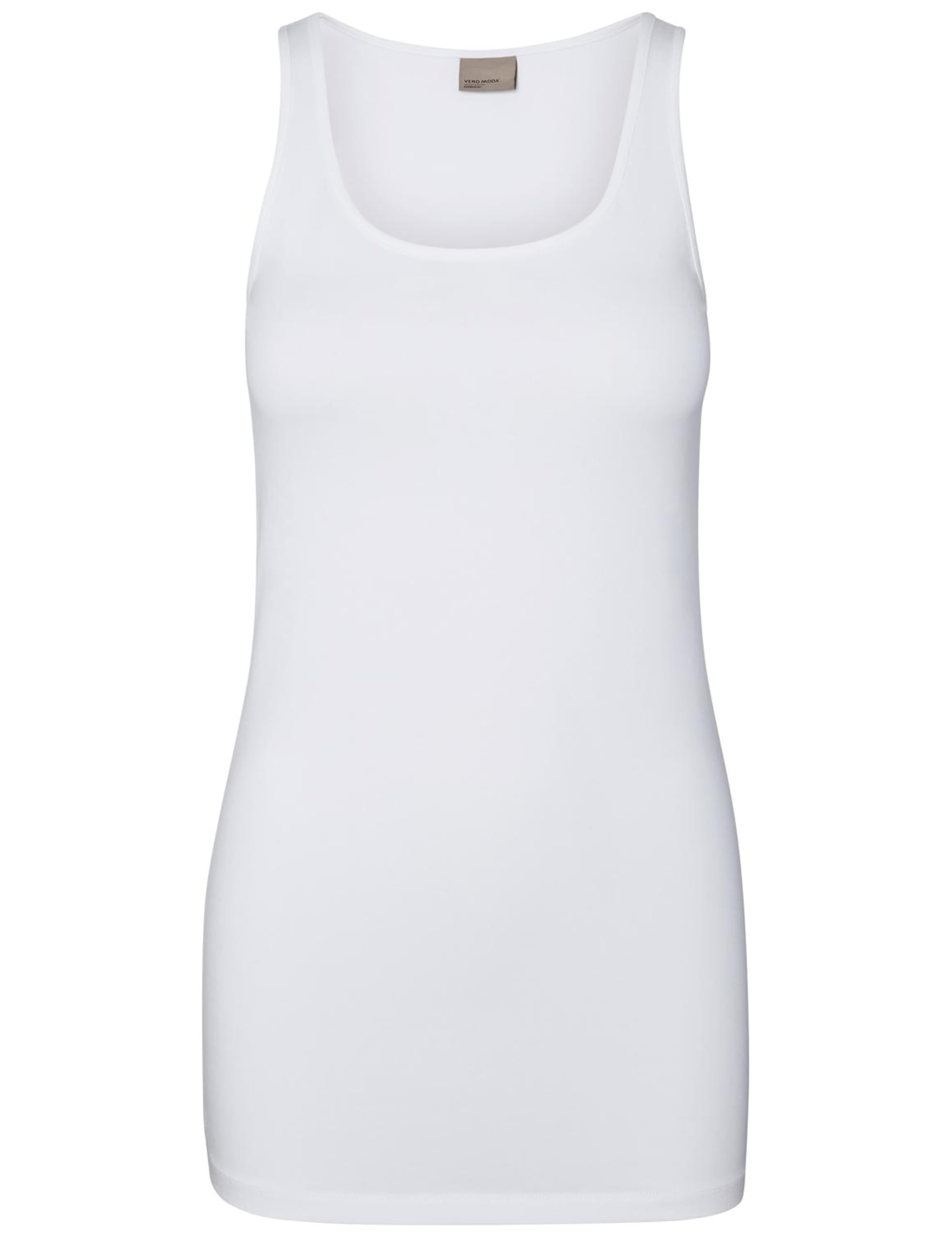 Vero Moda Women's Bright White Maxi Tank Top 10