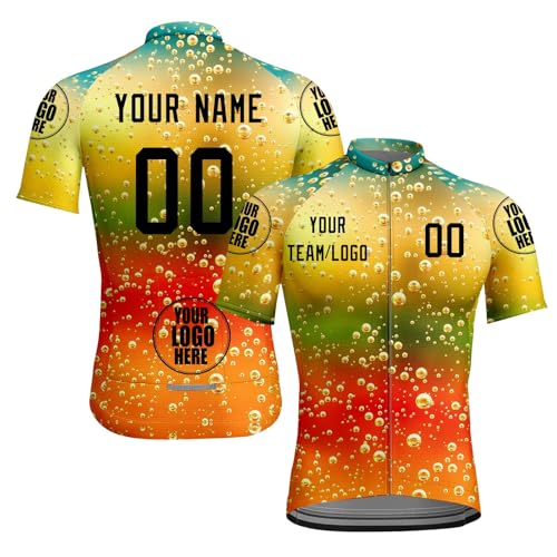 Maillot Hombre Mujer Personalizado Equipo Nombre Tu Nombre Logo Bicicleta Ropa Maillot Personalizado Camiseta Ciclismo A12