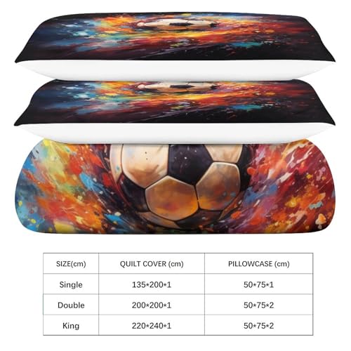 Parure de lit foot fermeture éclair 200x200 pour literie double