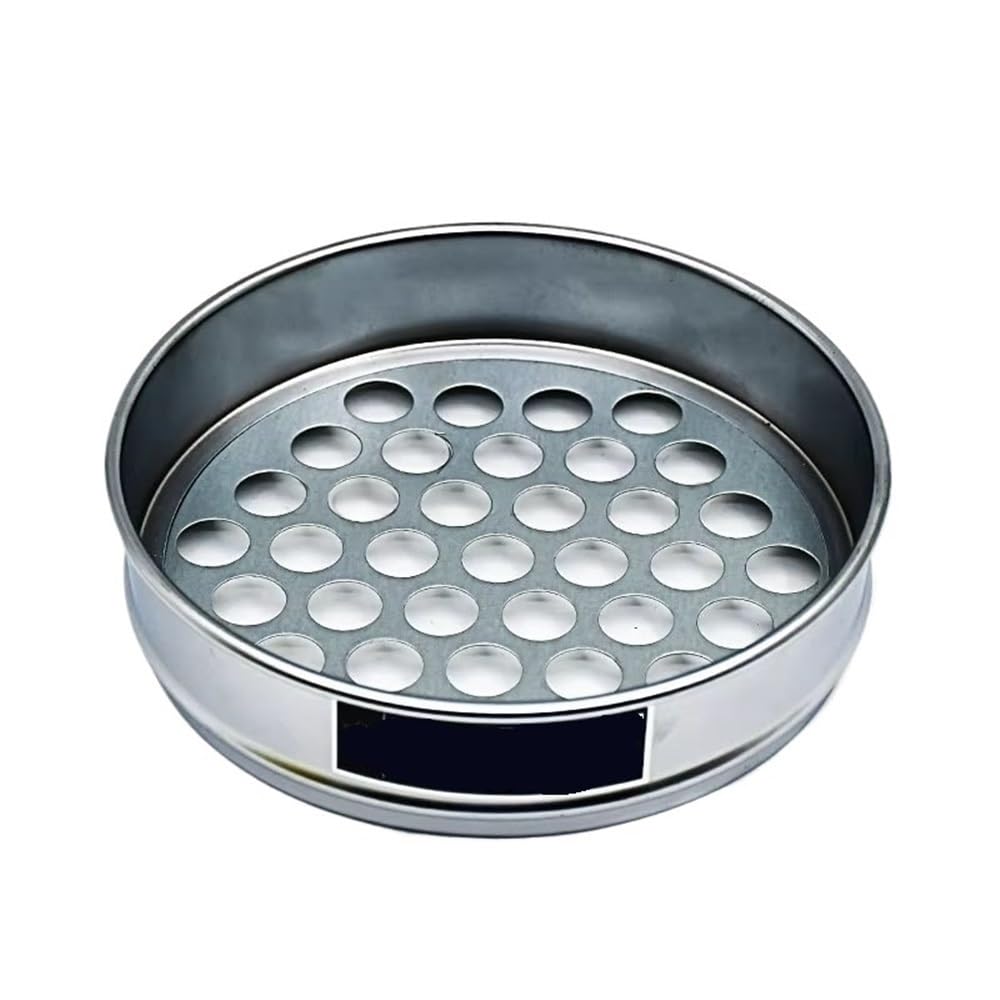Sito laboratoryjne Sito wibracyjne do pobierania próbek gleby z okrągłym otworem, średnica 20 cm, otwór 0,075-60 mm, ocynkowany, 1 szt. (5 mm)