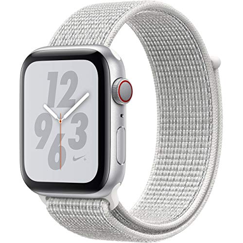 Apple Watch Nike+ Series 4 44mm (GPS + Celular) - Caja De Aluminio En Plata / Blanco Polar Correa Loop Nike Sport (Reacondicionado)