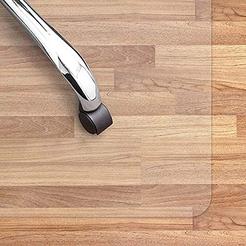 Tapis de fauteuil de bureau transparent antidérapant et protège-sol 140cm - 5