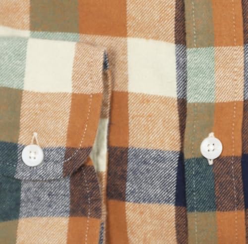 J.Crew Mercantile Men's Long Sleeve Slim Gingham-Plaid Flannel Shirt3