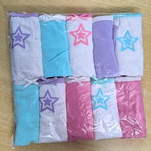 Image of TuddyBuddy Girl's 100% Cotton Graphic Prints Briefs /Panty /Underwear /Panties, Multicolor