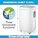 Emerson Quiet Kool 7,800 BTU Portable Air Conditioner with Remote Control, For Rooms up to 350 Sq. Ft.