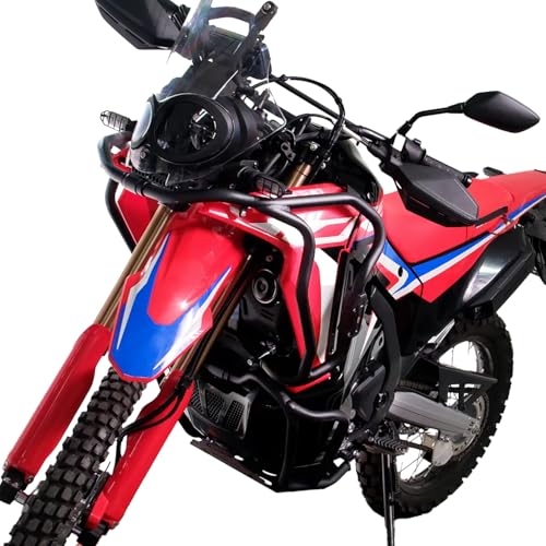 GP Kompozit Engine Protector Crash Bars Black Full Set Compatible for Honda CRF250L Rally / CRF300L Rally 2021-2025
