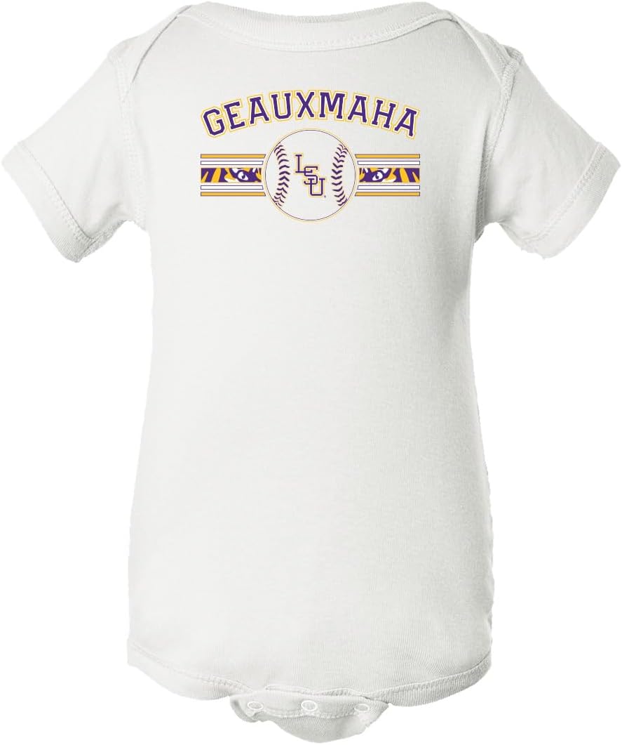 CornBorn Kids LSU Tigers Infant Bodysuits | Choose Your Design