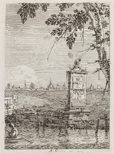 Tableau toile Canaletto pour décorer un grand mur blanc vide
