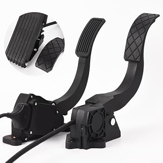 Hanging Foot Throttle Pedal for Electric Vehicle Compatible with Ebike and Go Karts Voltage Compatibility from 24V to 72V Suitable for Electric Scooters (typeB)