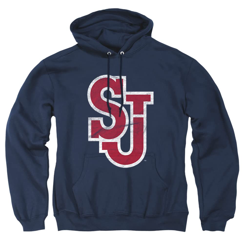 LOGOVISION Official Collegiate Distressed Primary Logo Adult Pullover Hoodie Collection — view 305