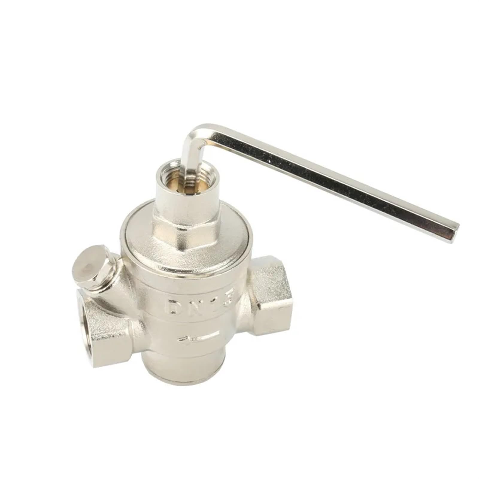 Riduttore di Pressione Regolatore in ottone DN15 DN20 con manometro che mantiene la valvola di riduzione della pressione dell'acqua del rubinetto(DN20 with gauge)