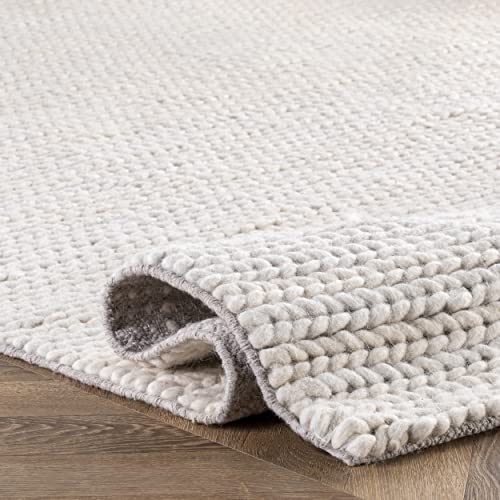 Tapete Nuloom Penelope Off-White 2'6" x 6' miniatura 6