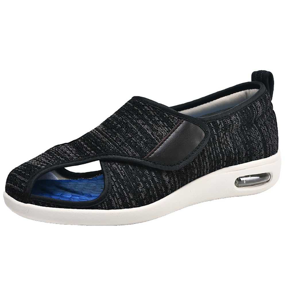Zapatos para Diabéticos Zapatos para Caminar Ajustables Zapatos Ortopédicos Zapatos Ortopédicos Zapatillas Extra Anchas Zapatos Casuales Fáciles De Poner Antideslizantes para Pies