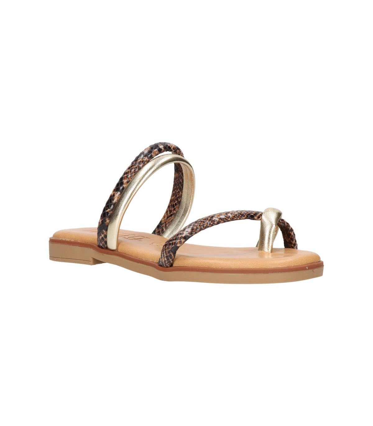 MTNG 54563, Women's Sandal, Snake Print, 40 EU, Snake print, 8 UK