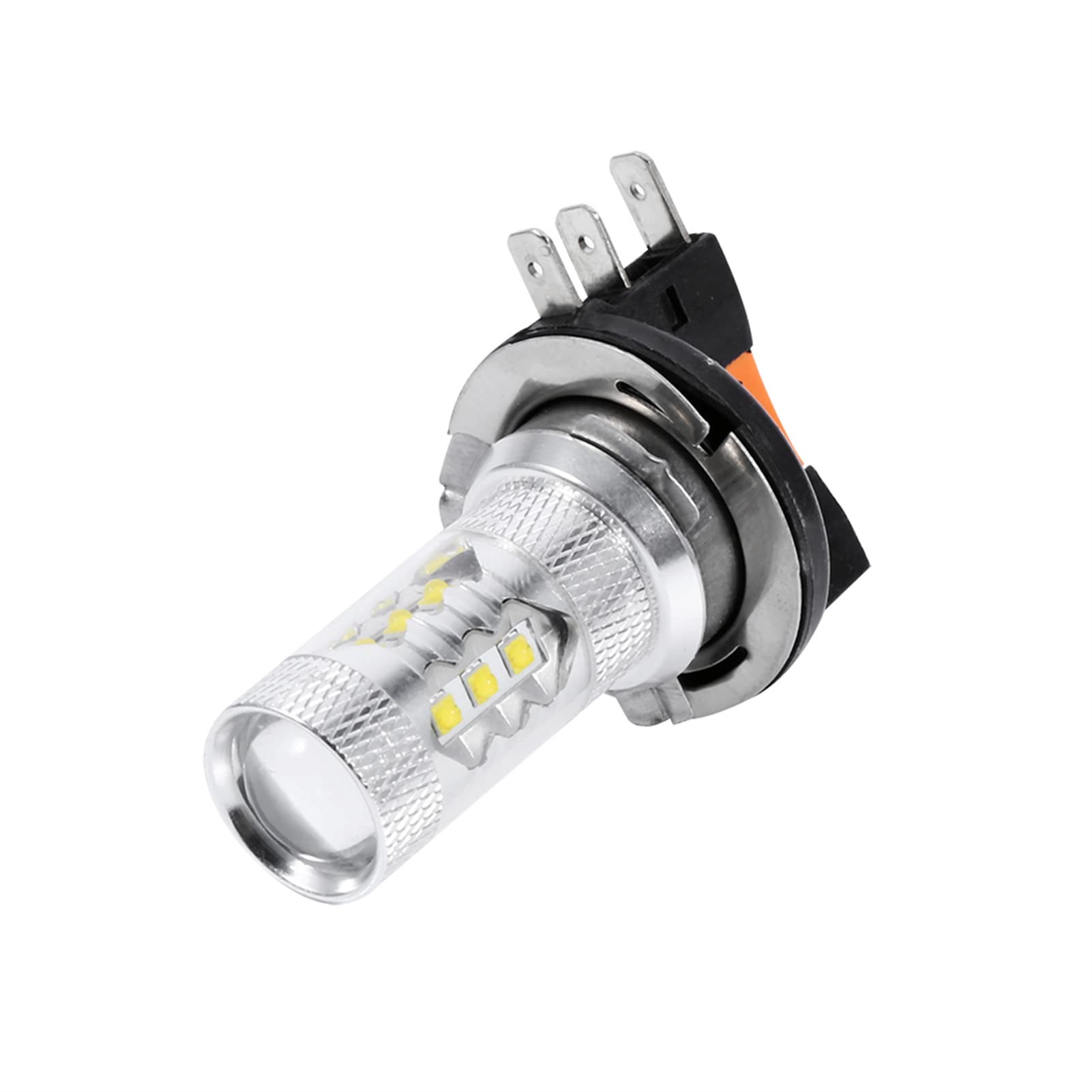 Lampadine LED Auto H15 da 80 W, 2 pezzi, luce bianca pura 6500 K, super luminose 1200 lm, adatte per fendinebbia, DRL e fari anteriori, facile installazione