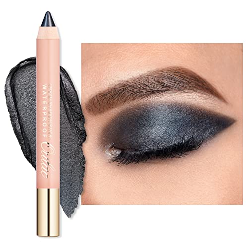 Oulac Lidschatten Stift, Schwarz Eyeliner Wasserdicht, Hält 24 Stunden+, Metallic Finish, Vegan, 3.8g (06) Text Me Black Oulac Lidschatten Stift, Schwarz Eyeliner Wasserdicht, Hält 24 Stunden+, Metallic Finish, Vegan, 3.8g (06) Text Me Black