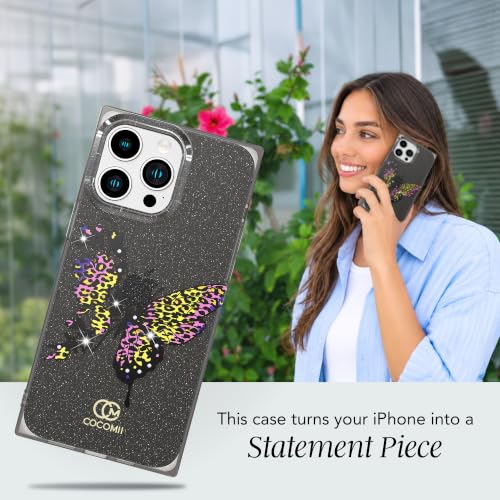 Image of COCOMII Rectangle for iPhone 14 Pro Max Case, Safari Butterfly