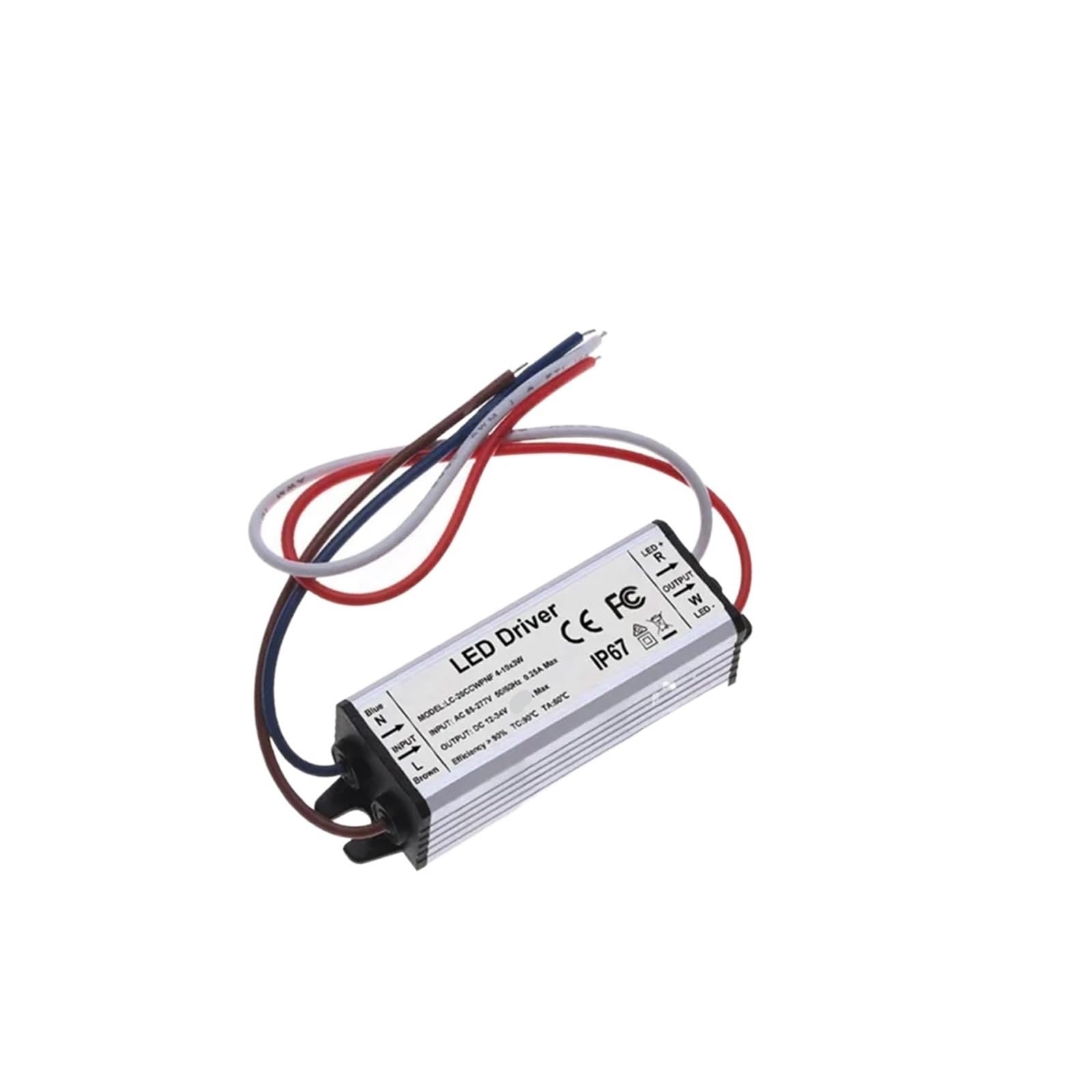 Pilote LED 350mA transformateur de rechange 15-40V pour spot encastré