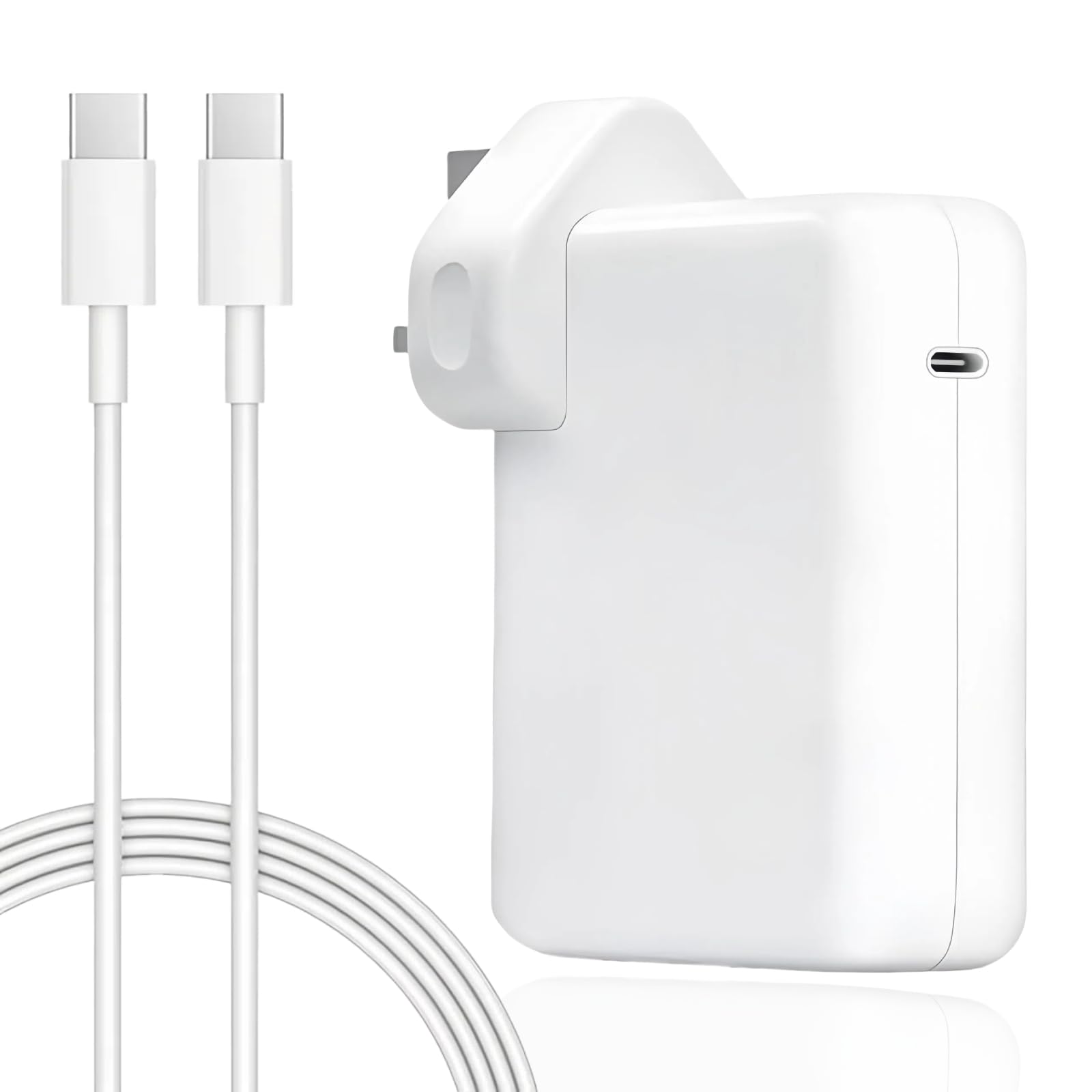 AILKIN 96W USB C Super Fast Charger, Replace Mac Book Pro 100W The power adapter, for Mac-Book Pro 16, 15, 14, 13 inch, iPad Pro 11, 12.9 inch, Compatible Lenovo and All Type C Laptop, 6.6 inch Cable