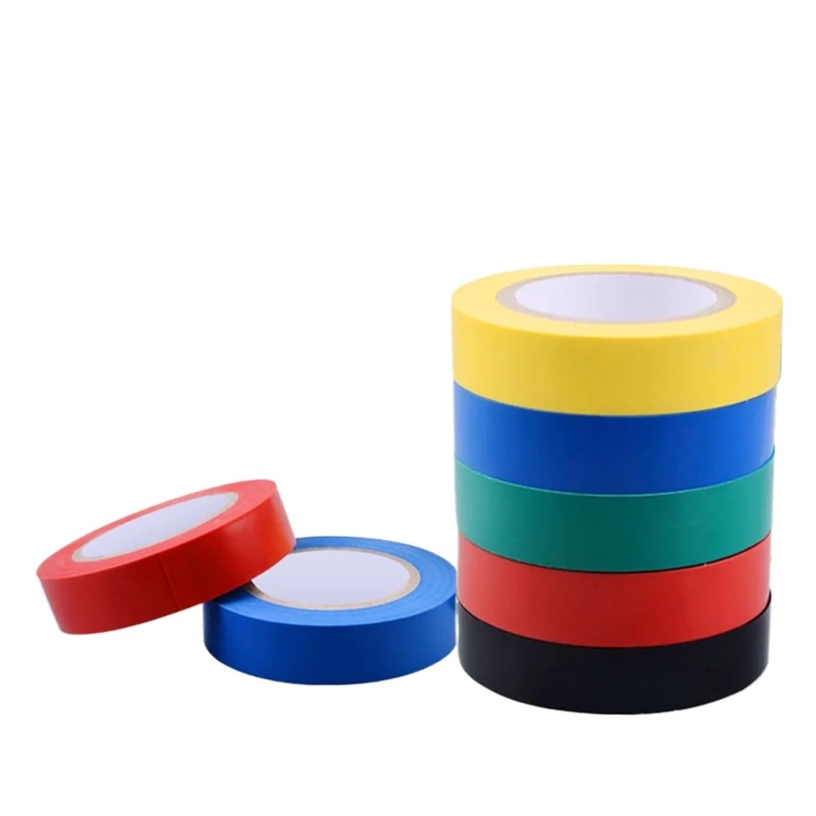 Compatible con cinta aislante de PVC de 2 rollos.