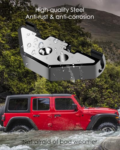 image for BOQNZN Hard Top Retainer Nut with Clip Fits for Jeep Wrangler JK JKU 0