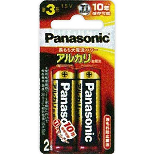 Amazon | パナソニック アルカリ乾電池 単3形 2本パック LR6XJ/2B