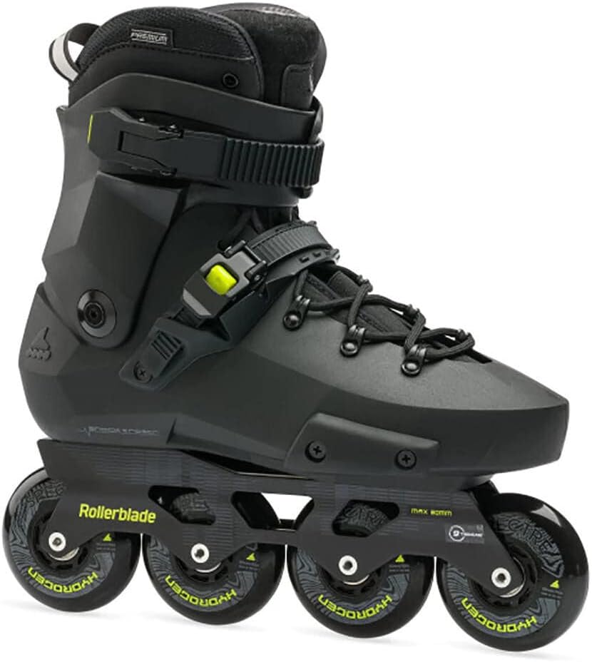 Rollerblade ツイスター XT メンズ 大人用 フィットネス インラインスケート ブラック/ライム アーバンパフォーマンス インラインスケート