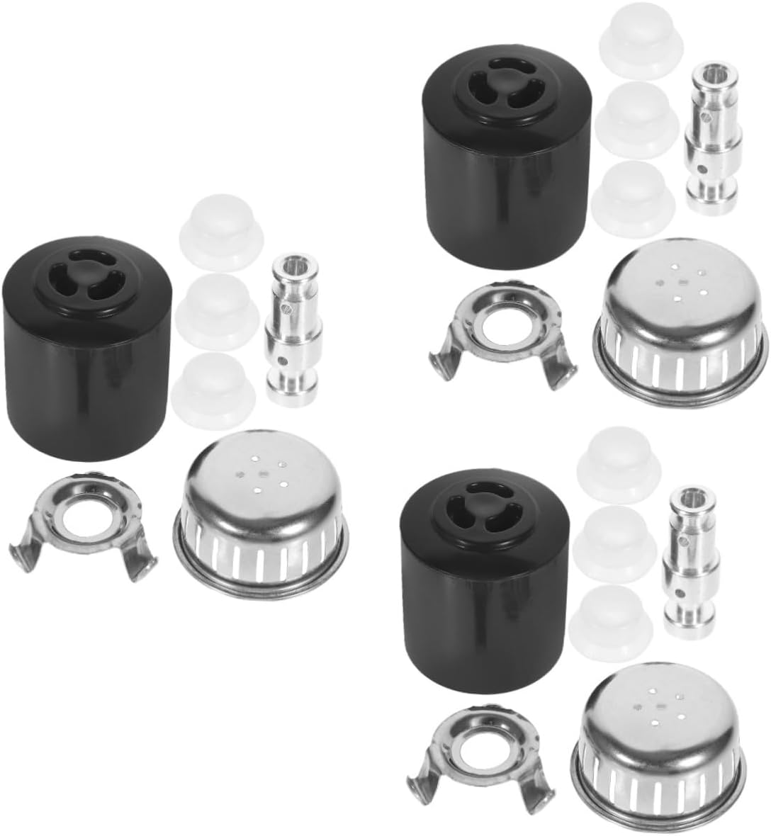 3sets Pressure Cooker Safety Valve Relief Valve Replacement Kit and -blocking Cover for Easy Installation and Safe Cooking