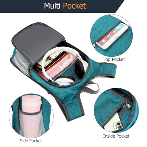 Mochila ligera plegable deportiva para senderismo 15L miniatura 4