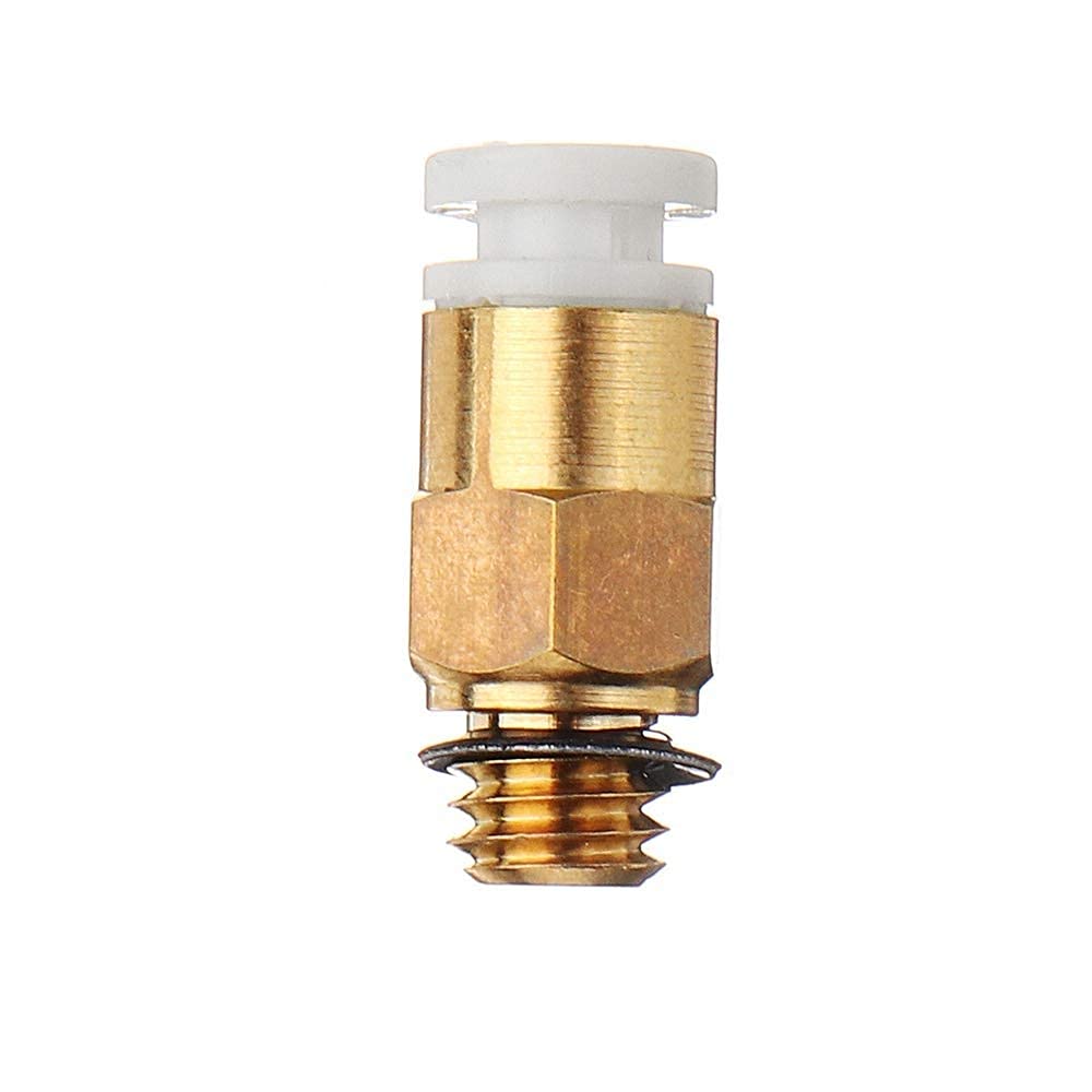 Protomont 2 pcs PC4-M6 Extruder Pneumatic Fitting Connector for OD 4 mm PTFE Tube for Creality 3D Printers - Ender-3 / Ender-5 / CR-10 Series/Anet ET4 / Wanhao 3D Printer (B095PKXGMS) Amazon Price History, Amazon Price Tracker