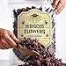 Dried Hibiscus Flowers (4 oz) All Natural Cut & Sifted Whole Petals for Hibiscus Tea, Mexican Agua Fresca, Flor de Jamaica, Sorrel & Zobo Drink By El Molcajete