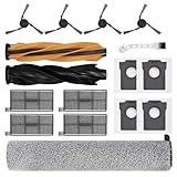 Ajustement parfait : accessoires de rechange compatibles avec les aspirateurs Dreame Aqua10 Ultra Roller Complete. Le paquet contient 1 brosse principale, 2 brosses à rouleau, 4 brosses latérales, 2 filtres HEPA, 4 sacs à poussière de rechange, 1 outil de nettoyage, 1 tournevis. Ce kit fonctionne aussi bien que l'original, avec un ajustement précis et une installation facile. Veuillez vérifier votre modèle avant l'achat