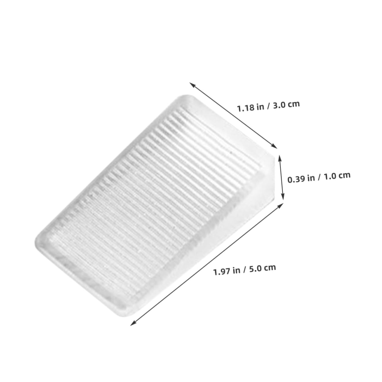 WOONEKY Rubber Furniture Spacers 4pcs Leveling Shims Door Shims Table Leveler Cabinet Bumpers Home Office Stabilizers