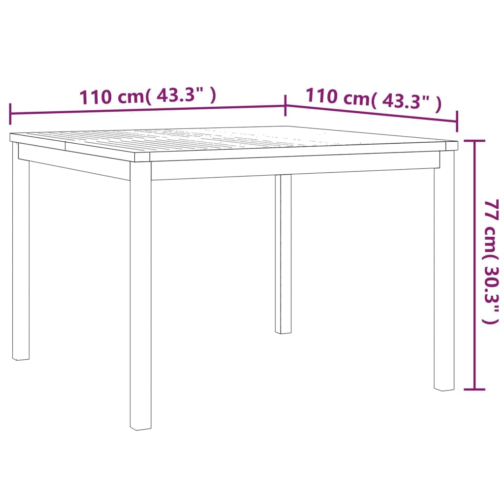 Mobili,Mobili da esterno,Set di mobili da giardino,Set da pranzo da giardino in legno massello di teak da 3 pezzi
