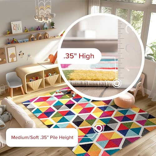 Tapete Multicolor 4'1" x 6' de Polipropileno miniatura 5